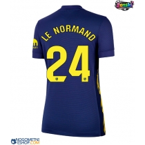 Ženski Nogometni dresi Atletico Madrid Robin Le Normand #24 Gostujoči 2025-26 Kratek Rokav